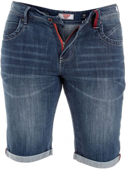 D555 Ferris Stretch Denim Short - Shorts - Grote Maten Korte Broeken Heren