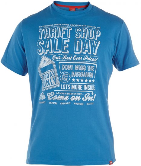 D555 Pearce Tee+Shirt - Hemden - Overhemden Grote Maten Heren