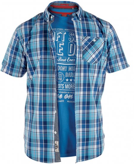 D555 Pearce Tee+Shirt - Hemden - Overhemden Grote Maten Heren