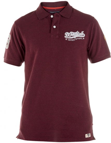 D555 Hatter Polo Shirt - Hemden - Overhemden Grote Maten Heren