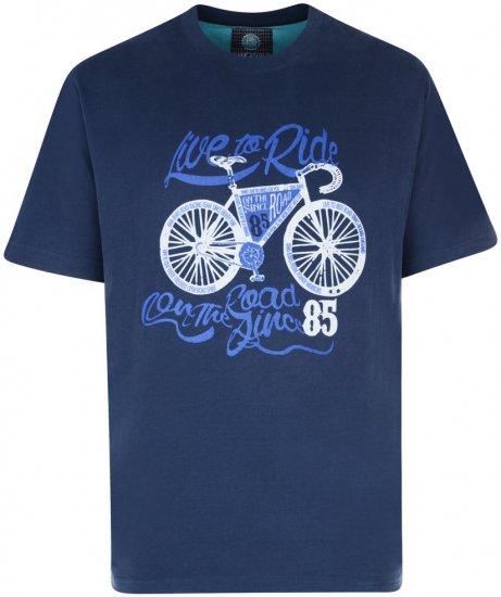 Kam Jeans Cycle T-shirt - T-shirts - Grote Maten T-shirts Heren