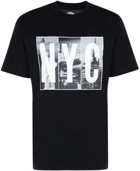 Kam Jeans NYC T-shirt - T-shirts - Grote Maten T-shirts Heren
