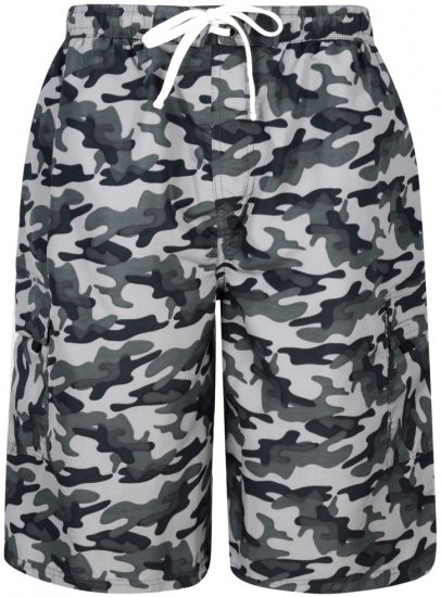 Kam Jeans Camo Swim Short - Ondergoed & zwem - Grote Maten Ondergoed Heren