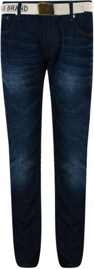 Forge George Belted Regular Jeans - Jeans & broeken - Jeans & Broeken Grote Maten Heren
