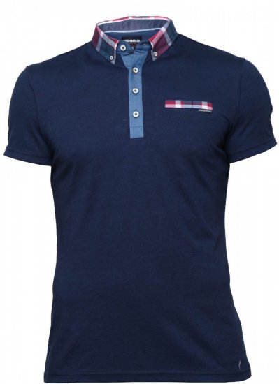 Mish Mash Vinny Navy - Polo shirts - Grote Maten Poloshirts Heren