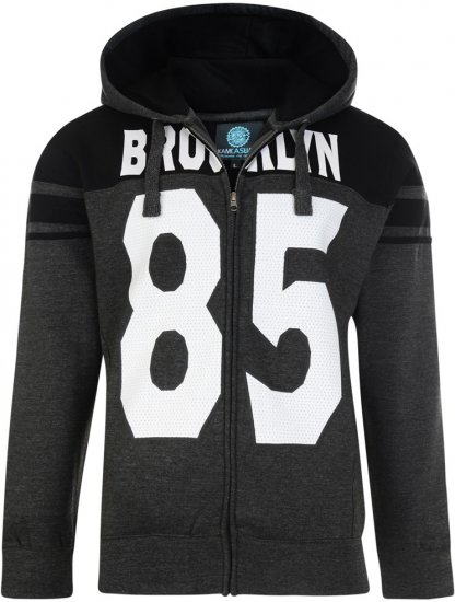 KBS Brooklyn Hoody Charcoal - Sweaters & hoodies - Sweaters & Hoodies Grote Maten Heren