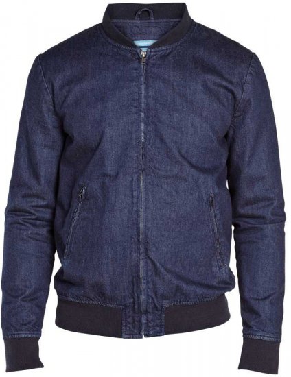 D555 DORIAN Denim Bomber Jacket - Jassen - Grote Maten Herenjassen