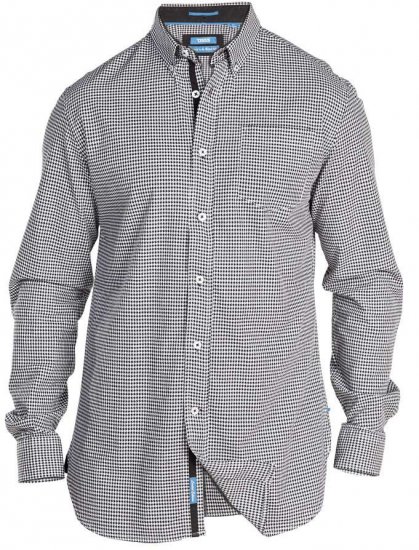 D555 Garret Shirt With Contrast Details - Hemden - Overhemden Grote Maten Heren
