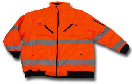 Marc & Mark Hi-Vis Work-jacket/vest Orange - Werkkleding - Werkkleding Grote Maten Heren