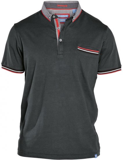 D555 ALLEN Short Sleeve Polo - Polo shirts - Grote Maten Poloshirts Heren