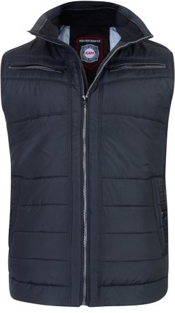 Kam Jeans Padded Biker Bodywarmer - Jassen - Grote Maten Herenjassen