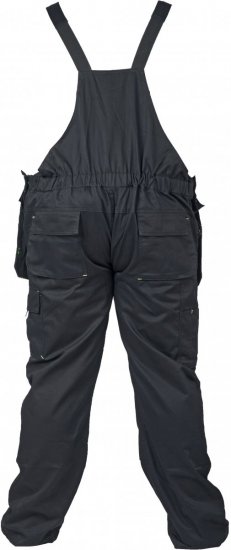 Marc & Mark Work-bib Black - Werkkleding - Werkkleding Grote Maten Heren