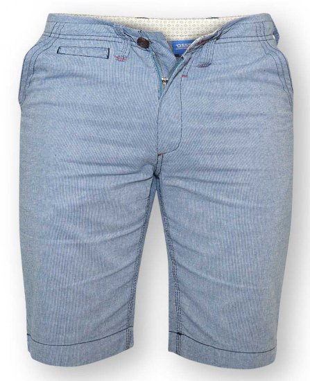 D555 BENNY Blue Shorts - Shorts - Grote Maten Korte Broeken Heren