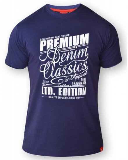 D555 JAIDEN Short Sleeve Shirt & T-shirt Combo - Hemden - Overhemden Grote Maten Heren
