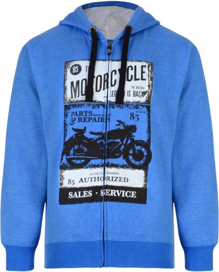 Kam Jeans 790 Motorcycle Hoodie - Sweaters & hoodies - Sweaters & Hoodies Grote Maten Heren