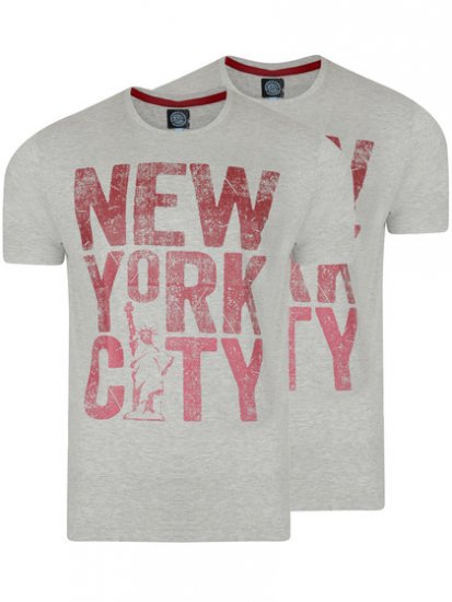 Kam Jeans 548 2-pack T-shirt - T-shirts - Grote Maten T-shirts Heren