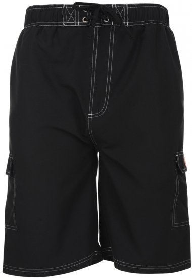 Motley Denim Swim Shorts Black - Ondergoed & zwem - Grote Maten Ondergoed Heren