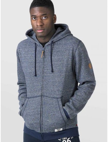 D555 Romney Full Zipper Hoodie Navy - Sweaters & hoodies - Sweaters & Hoodies Grote Maten Heren