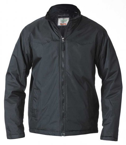 D555 Rayford Light Padded Jacket Black - Jassen - Grote Maten Herenjassen