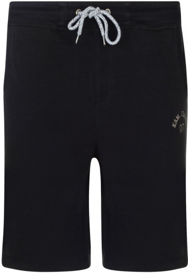 Kam Jeans Sweat Jog Shorts Black - Joggingbroeken & shorts - Joggingbroeken & Shorts Heren Grote Maten