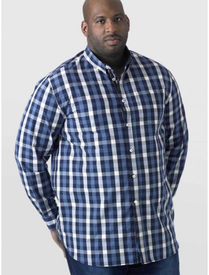 D555 Webber LS Shirt - Hemden - Overhemden Grote Maten Heren