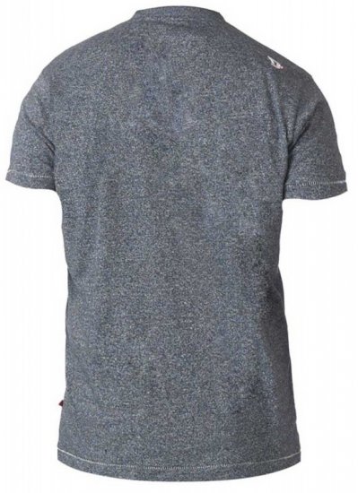 D555 Lorne T-shirt Grey Twist - T-shirts - Grote Maten T-shirts Heren
