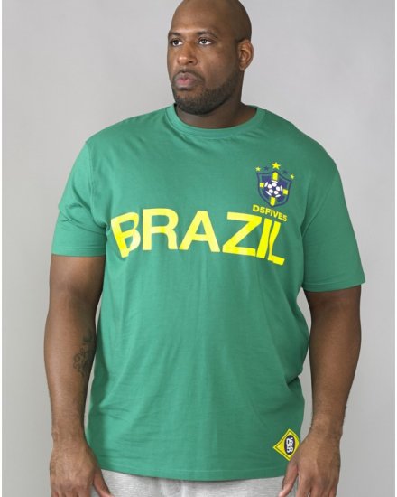 D555 Ricardo T-shirt Green - T-shirts - Grote Maten T-shirts Heren