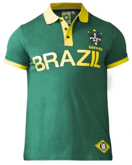 D555 Silva Polo Green - Polo shirts - Grote Maten Poloshirts Heren