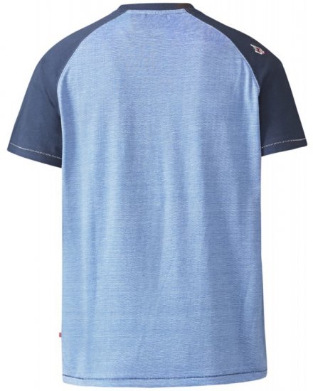 D555 Gunner T-shirt Blue - T-shirts - Grote Maten T-shirts Heren