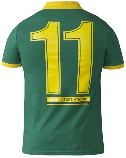 D555 Silva Polo Green - Polo shirts - Grote Maten Poloshirts Heren