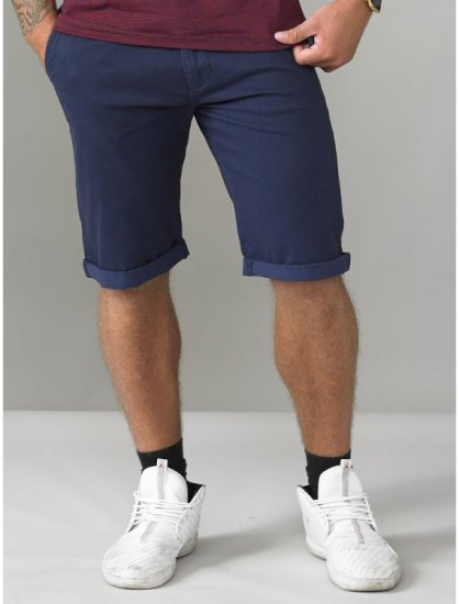 D555 Rupert Shorts Navy - Shorts - Grote Maten Korte Broeken Heren