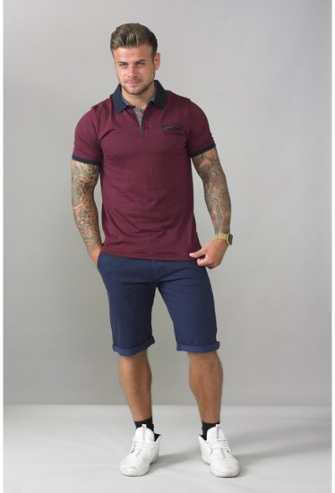 D555 Rupert Shorts Navy - Shorts - Grote Maten Korte Broeken Heren