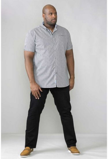 D555 Skyler Short Sleeve Shirt - Hemden - Overhemden Grote Maten Heren