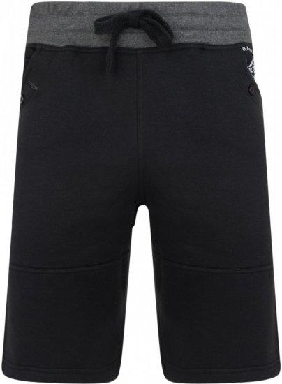 Kam Jeans 316 Jogger Shorts Black - Joggingbroeken & shorts - Joggingbroeken & Shorts Heren Grote Maten