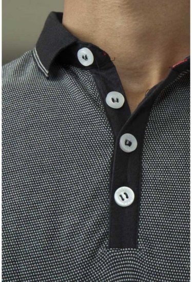 D555 Cecil Polo Black - Polo shirts - Grote Maten Poloshirts Heren