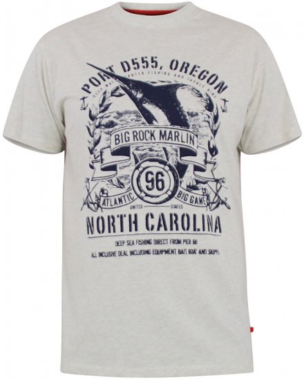 D555 Genoa Short Sleeve Shirt & T-shirt Combo - Hemden - Overhemden Grote Maten Heren