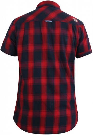 D555 Oliver Short Sleeve Shirt - Hemden - Overhemden Grote Maten Heren