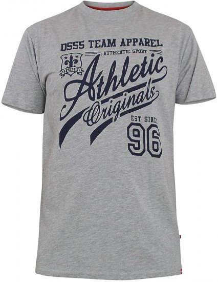 D555 Liberty Short Sleeve Shirt & T-shirt Combo - Hemden - Overhemden Grote Maten Heren