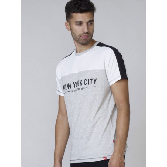 D555 Alvester T-shirt Grey - T-shirts - Grote Maten T-shirts Heren