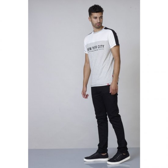 D555 Alvester T-shirt Grey - T-shirts - Grote Maten T-shirts Heren