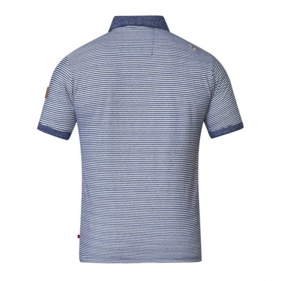 D555 Tyrone Polo Blue - Polo shirts - Grote Maten Poloshirts Heren