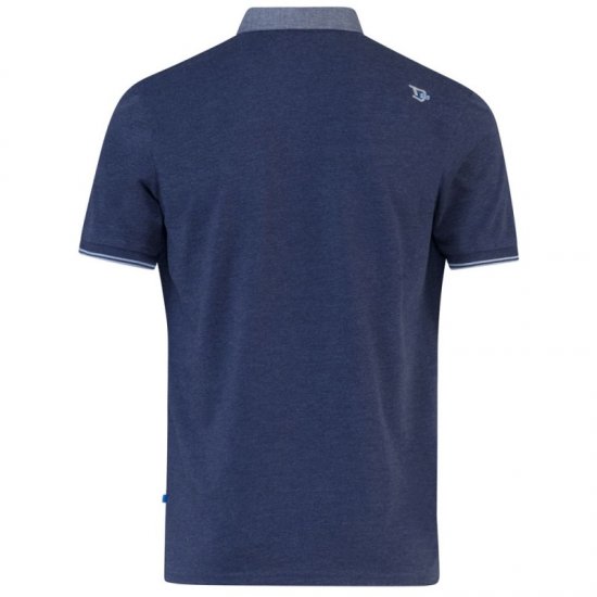 D555 Brent Polo Denim Blue - Polo shirts - Grote Maten Poloshirts Heren
