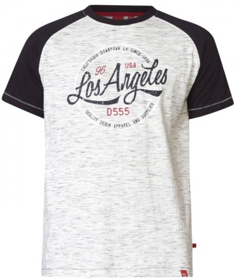 D555 Judson T-shirt Grey - T-shirts - Grote Maten T-shirts Heren