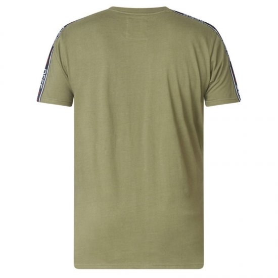 D555 Kambria Couture T-shirt Khaki - T-shirts - Grote Maten T-shirts Heren
