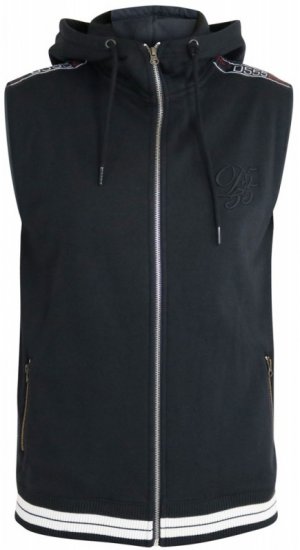 D555 Chemung Short Sleeve Hoodie Black - Sweaters & hoodies - Sweaters & Hoodies Grote Maten Heren