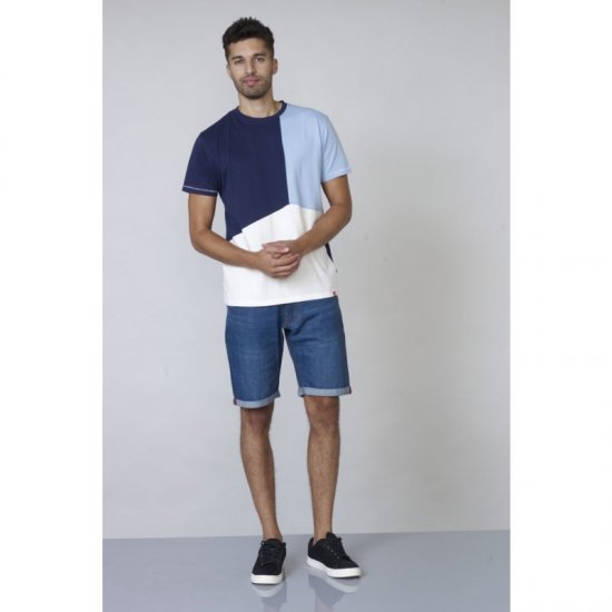 D555 Crawford Cut & Sew T-shirt - T-shirts - Grote Maten T-shirts Heren