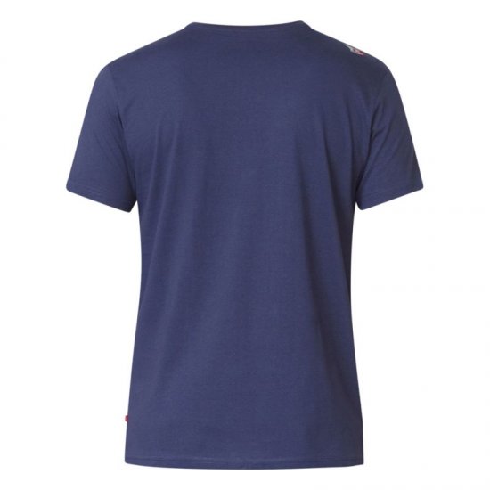 D555 Kenton T-shirt Navy - T-shirts - Grote Maten T-shirts Heren