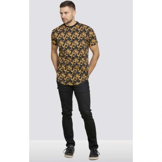 D555 Dave Couture T-shirt Black - T-shirts - Grote Maten T-shirts Heren