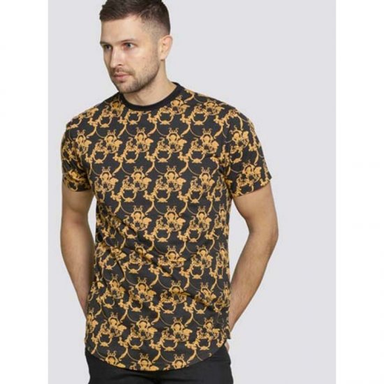 D555 Dave Couture T-shirt Black - T-shirts - Grote Maten T-shirts Heren