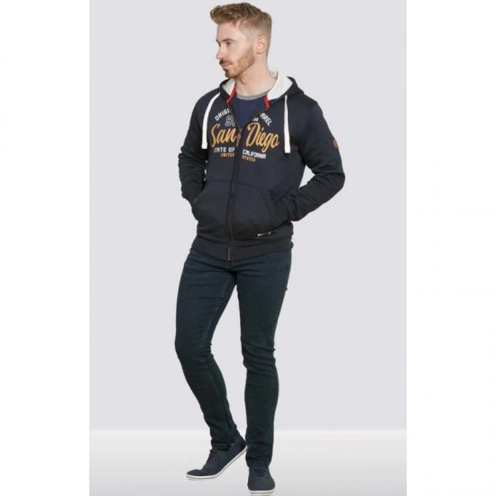 D555 Stockton Hoodie Navy - Sweaters & hoodies - Sweaters & Hoodies Grote Maten Heren